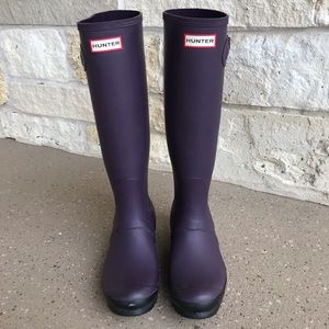 HUNTER ORIGINAL TALL MATTE BOOTS